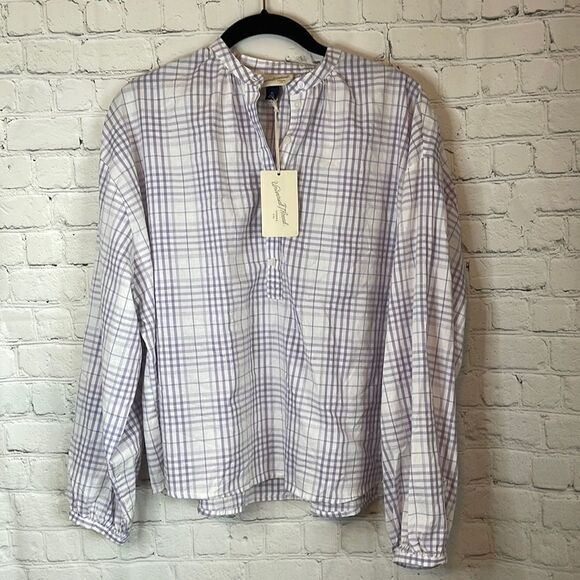 Universal Thread Purple and White Long Sleeved Shirt, size xs, new with tags - Picture 1 of 6